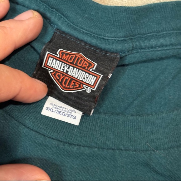HARLEY DAVIDSON Crewneck Shirt Men's 3XL Copper Canyon Ride Free Butte MT - Picture 4 of 6